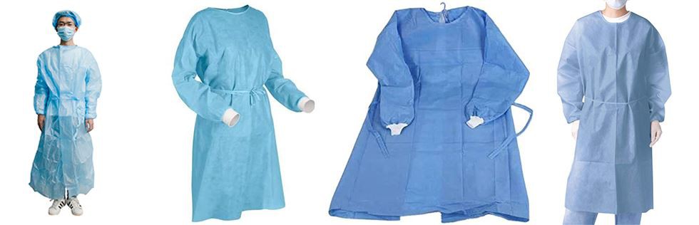 protective medical disposable isolation gown