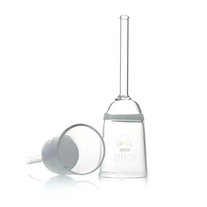 Laboratory Glass Filter Funnel Buchner Funnel With Fritted Disc